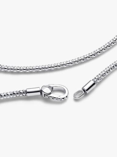 Halskette mit Nietenverschluss – Sterlingsilber Halskette mit Nietenverschluss – Sterlingsilber