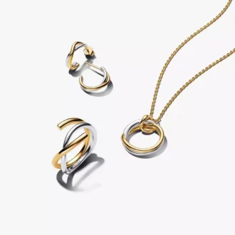 Halskettenset „Entwined Together“ (3er-Set)