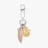 Hamsa, Allsehendes Auge & Feder Spirituality Dangle Charm – Sterlingsilber, 14-karätige Vergoldung, 14-karätige Roségoldvergoldung Hamsa, Allsehendes Auge & Feder Spirituality Dangle Charm – Sterlingsilber, 14-karätige Vergoldung, 14-karätige Roségoldvergoldung