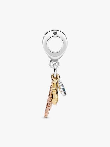 Hamsa, Allsehendes Auge & Feder Spirituality Dangle Charm – Sterlingsilber, 14-karätige Vergoldung, 14-karätige Roségoldvergoldung Hamsa, Allsehendes Auge & Feder Spirituality Dangle Charm – Sterlingsilber, 14-karätige Vergoldung, 14-karätige Roségoldvergoldung