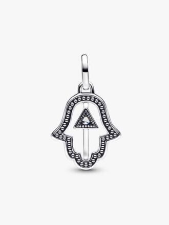 Hamsa-Hand-Charm – Sterlingsilber