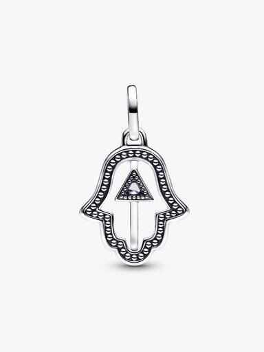 Hamsa-Hand-Charm – Sterlingsilber Hamsa-Hand-Charm – Sterlingsilber