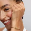 Handgeschriebener Love-Charm, 14 Karat vergoldet