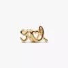 Handgeschriebener Love-Charm, 14 Karat vergoldet