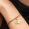 Happy Birthday Dangle Charm, 14 Karat vergoldet Happy Birthday Dangle Charm, 14 Karat vergoldet
