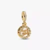 Happy Birthday Dangle Charm, 14 Karat vergoldet Happy Birthday Dangle Charm, 14 Karat vergoldet