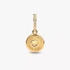 Happy Birthday Dangle Charm, 14 Karat vergoldet Happy Birthday Dangle Charm, 14 Karat vergoldet