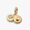 Happy Birthday Dangle Charm, 14 Karat vergoldet Happy Birthday Dangle Charm, 14 Karat vergoldet