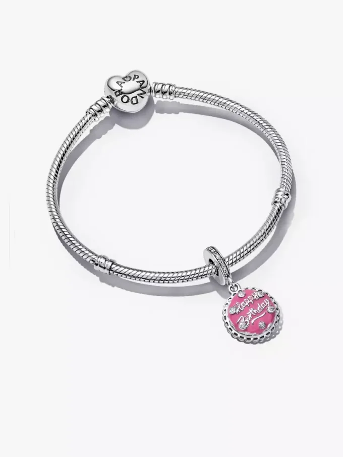 „Happy Birthday to You“-Charm-Armband-Set, 2er-Set „Happy Birthday to You“-Charm-Armband-Set, 2er-Set