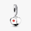 Heart of Toronto-Charm – Sterlingsilber