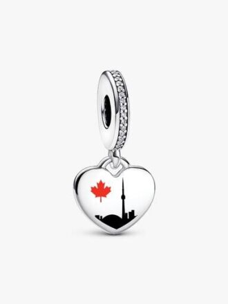 Heart of Toronto-Charm – Sterlingsilber