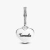 Heart of Toronto-Charm – Sterlingsilber