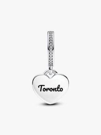 Heart of Toronto-Charm – Sterlingsilber