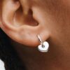 Heart Open Hoop Ohrringe – Sterlingsilber Heart Open Hoop Ohrringe – Sterlingsilber