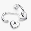 Heart Open Hoop Ohrringe – Sterlingsilber Heart Open Hoop Ohrringe – Sterlingsilber