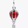 Heißluftballon-Dangle Charm aus Murano Glass und Sterlingsilber Heißluftballon-Dangle Charm aus Murano Glass und Sterlingsilber