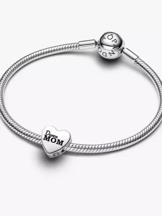 Herz-Charm „Dance Mom“ aus Sterlingsilber