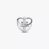 Herz-Charm „Mom’s Little Monsters“ aus Sterlingsilber Herz-Charm „Mom’s Little Monsters“ aus Sterlingsilber