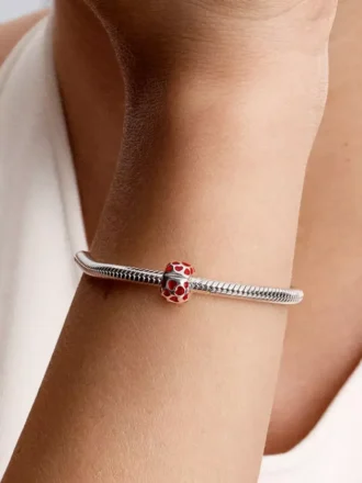 Herz-Clip Charm aus Sterlingsilber