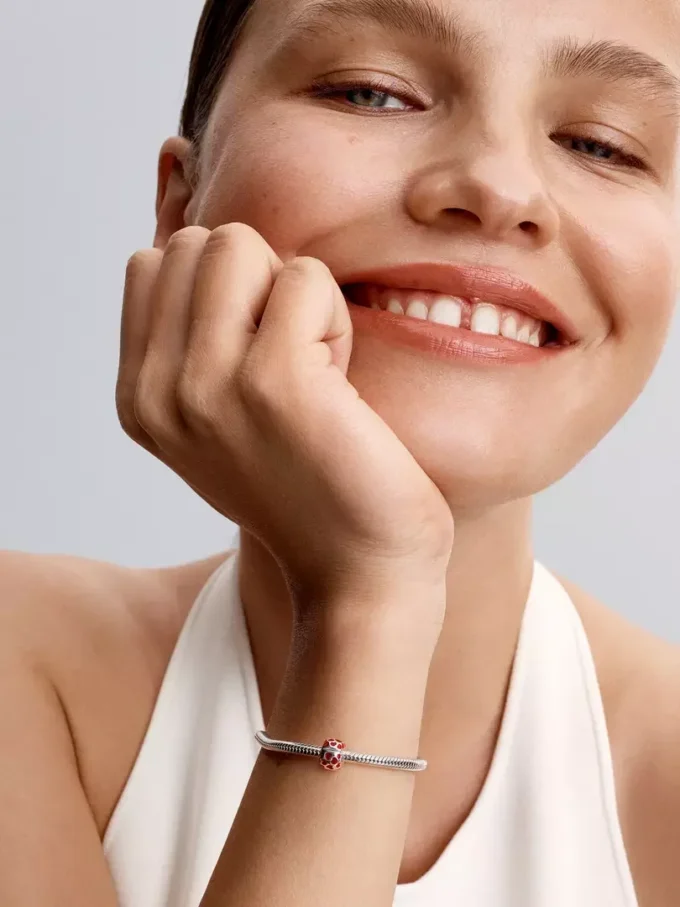 Herz-Clip Charm aus Sterlingsilber Herz-Clip Charm aus Sterlingsilber