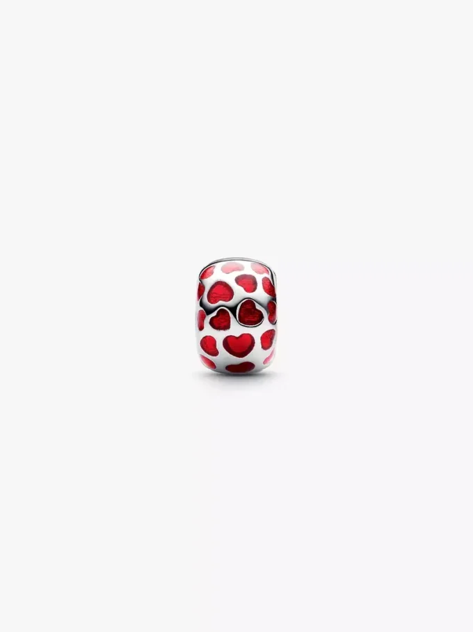 Herz-Clip Charm aus Sterlingsilber Herz-Clip Charm aus Sterlingsilber