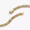 Herz-Cuban-Armband, 14-karätig vergoldet