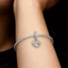 Herz-&-Mama-Dangle Charm aus Sterlingsilber Herz-&-Mama-Dangle Charm aus Sterlingsilber