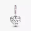 Herz-&-Mama-Dangle Charm aus Sterlingsilber Herz-&-Mama-Dangle Charm aus Sterlingsilber