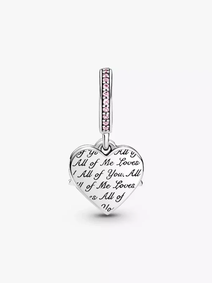 Herz-&-Mama-Dangle Charm aus Sterlingsilber Herz-&-Mama-Dangle Charm aus Sterlingsilber