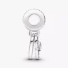 Herz-&-Mama-Dangle Charm aus Sterlingsilber Herz-&-Mama-Dangle Charm aus Sterlingsilber