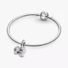 Herz-&-Mama-Dangle Charm aus Sterlingsilber Herz-&-Mama-Dangle Charm aus Sterlingsilber
