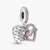 Herz & Mom-Dangle Charm – Sterlingsilber Herz & Mom-Dangle Charm – Sterlingsilber