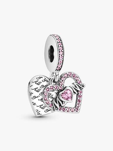 Herz & Mom-Dangle Charm – Sterlingsilber Herz & Mom-Dangle Charm – Sterlingsilber