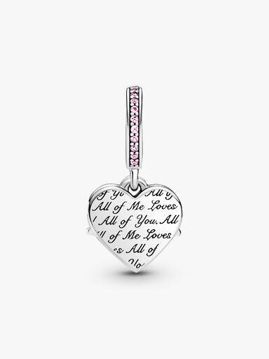 Herz & Mom-Dangle Charm – Sterlingsilber Herz & Mom-Dangle Charm – Sterlingsilber