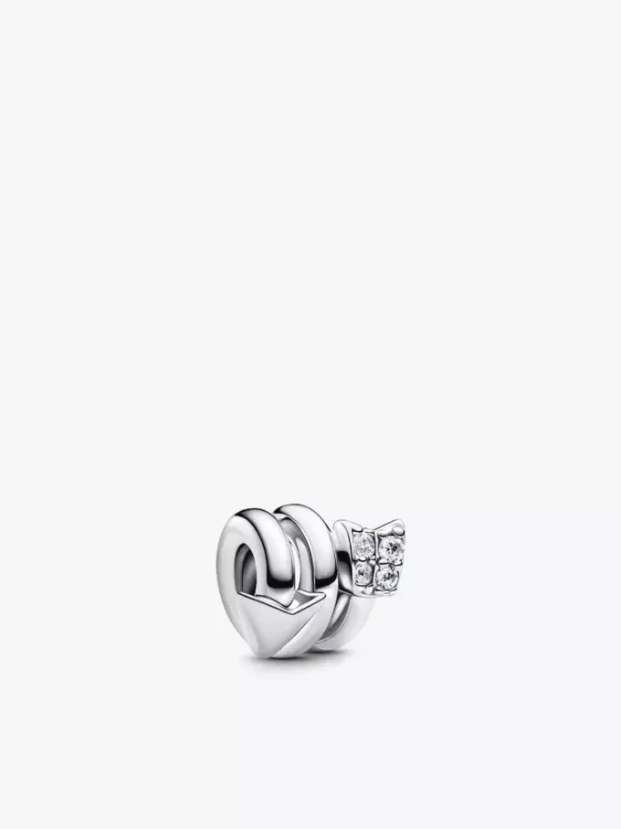 Charm „Gewundener Pfeil“ aus Sterlingsilber Charm „Gewundener Pfeil“ aus Sterlingsilber