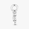 Herzen & Pfotenabdruck-Dangle Charm – Sterlingsilber Herzen & Pfotenabdruck-Dangle Charm – Sterlingsilber