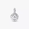 Herzmedaillon-Charm aus Sterlingsilber Herzmedaillon-Charm aus Sterlingsilber
