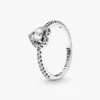 Herzring aus Sterlingsilber