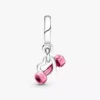 Hängender Dangle Charm „Hantel & Herz“ aus Sterlingsilber Hängender Dangle Charm „Hantel & Herz“ aus Sterlingsilber