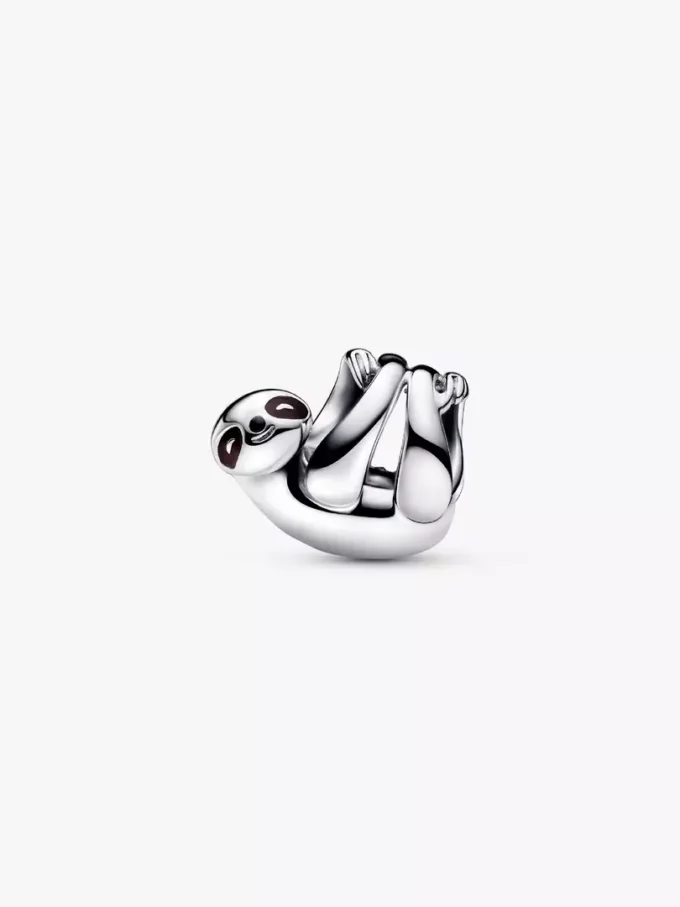 Hängender Faultier-Charm aus Sterlingsilber Hängender Faultier-Charm aus Sterlingsilber