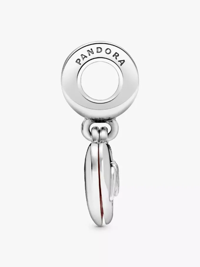 Hängender Herz-Dangle Charm „Mom“ aus Sterlingsilber Hängender Herz-Dangle Charm „Mom“ aus Sterlingsilber