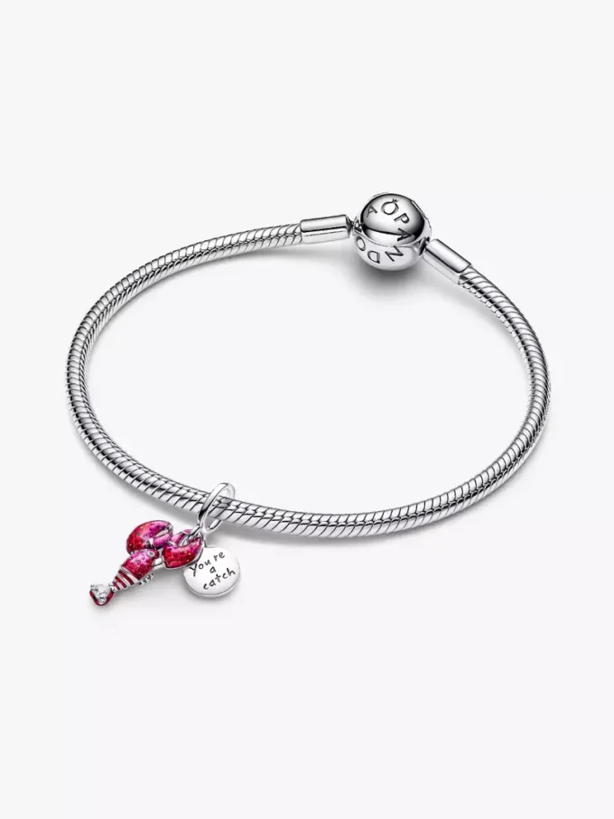 Hängender Lobster-Dangle Charm aus Sterlingsilber Hängender Lobster-Dangle Charm aus Sterlingsilber