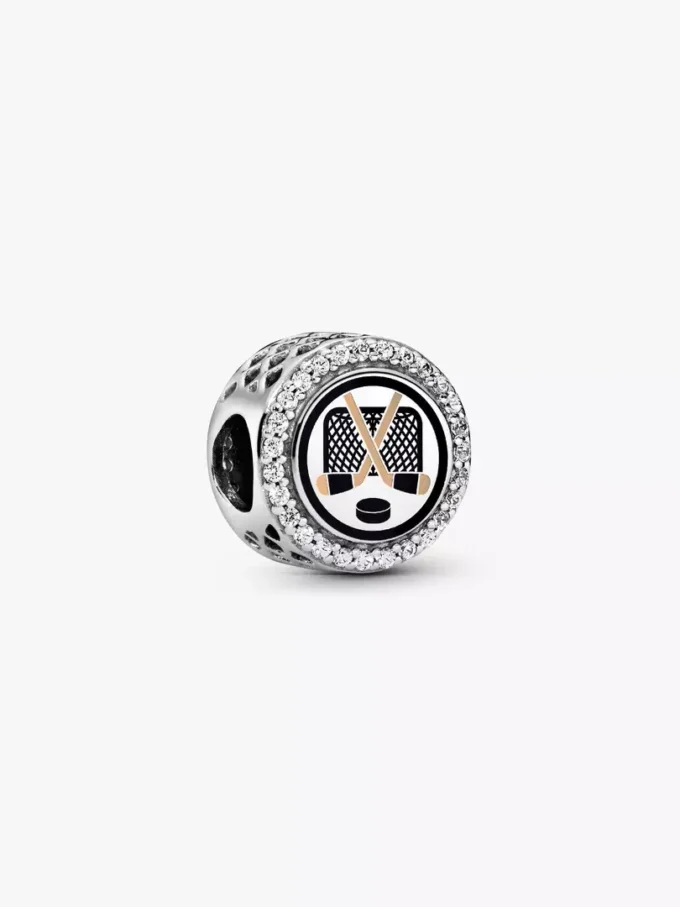 Hockey-Charm aus Sterlingsilber Hockey-Charm aus Sterlingsilber