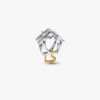 Home & Heart Charm – Sterlingsilber, 14-karätige Vergoldung