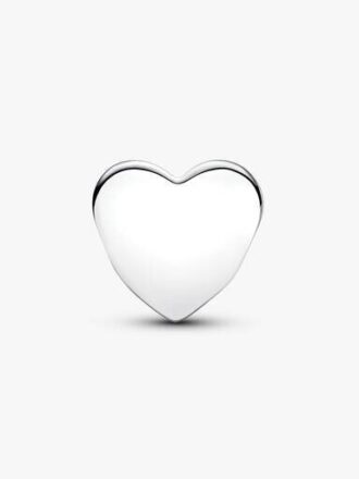 Hope Gold Ribbon Heart Charm – Sterlingsilber