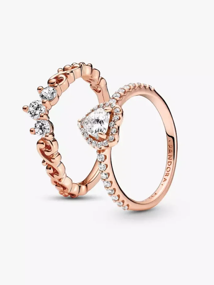 Hopeless Romantic Versprechungsring-Set, 2er-Set Hopeless Romantic Versprechungsring-Set, 2er-Set