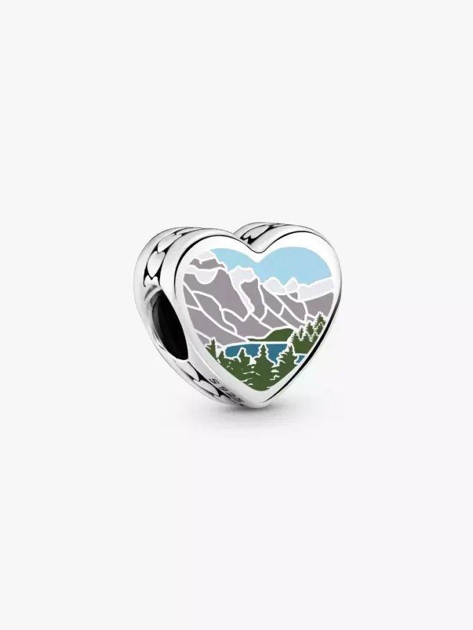 Idaho-Herz-Charm aus Sterlingsilber Idaho-Herz-Charm aus Sterlingsilber