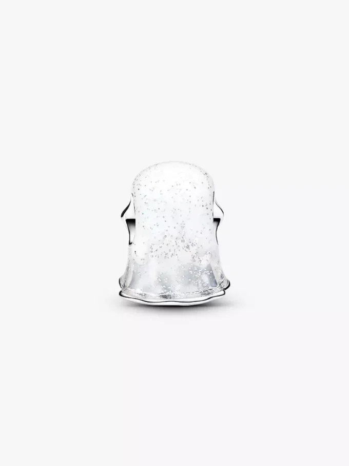 Im Dunkeln leuchtender Boo-Geister-Charm aus Sterlingsilber Im Dunkeln leuchtender Boo-Geister-Charm aus Sterlingsilber