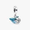 Im Dunkeln leuchtender Einsiedlerkrebs-Dangle Charm – Sterlingsilber Im Dunkeln leuchtender Einsiedlerkrebs-Dangle Charm – Sterlingsilber