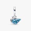 Im Dunkeln leuchtender Einsiedlerkrebs-Dangle Charm – Sterlingsilber Im Dunkeln leuchtender Einsiedlerkrebs-Dangle Charm – Sterlingsilber